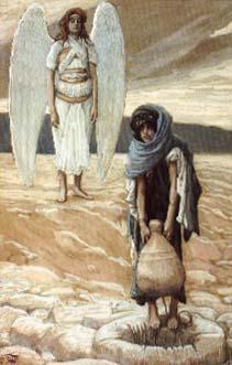 James Tissot Hagar and the Angel in the Desert China oil painting art